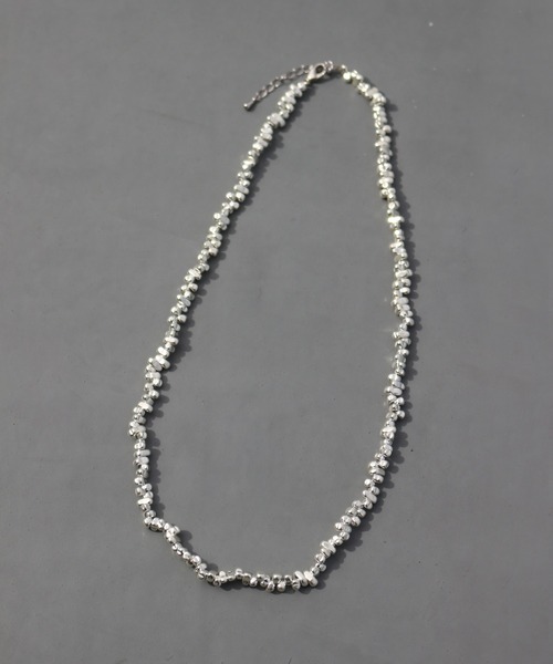 Hematite RipplesNecklace/ヘマタイト リップルズネックレス（ネックレス）｜whoseA（フーシー）