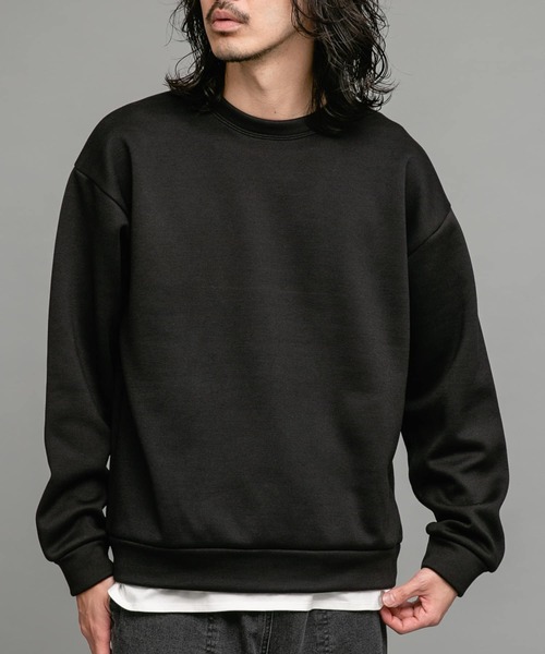 URBAN RESEARCH Sonny Label（アーバンリサーチサニーレーベル）の「ボンディングスウェットプルオーバー（スウェット・メンズ・グレー/ブラック/オートミール・MEDIUM/LARGE/X-LARGE）」の12枚目の写真