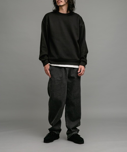 URBAN RESEARCH Sonny Label（アーバンリサーチサニーレーベル）の「ボンディングスウェットプルオーバー（スウェット・メンズ・グレー/ブラック/オートミール・MEDIUM/LARGE/X-LARGE）」の16枚目の写真