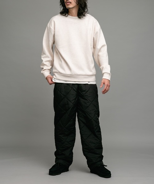 URBAN RESEARCH Sonny Label（アーバンリサーチサニーレーベル）の「ボンディングスウェットプルオーバー（スウェット・メンズ・グレー/ブラック/オートミール・MEDIUM/LARGE/X-LARGE）」の21枚目の写真