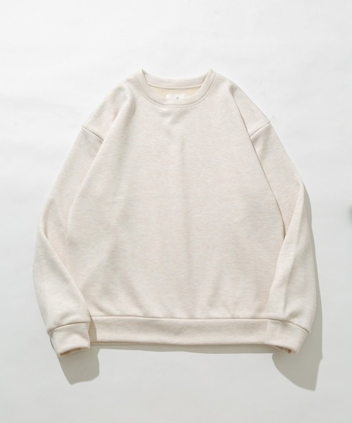 URBAN RESEARCH Sonny Label（アーバンリサーチサニーレーベル）の「ボンディングスウェットプルオーバー（スウェット・メンズ・グレー/ブラック/オートミール・MEDIUM/LARGE/X-LARGE）」の3枚目の写真