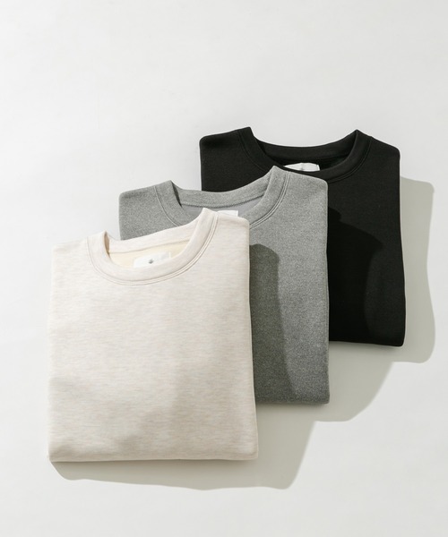 URBAN RESEARCH Sonny Label（アーバンリサーチサニーレーベル）の「ボンディングスウェットプルオーバー（スウェット・メンズ・グレー/ブラック/オートミール・MEDIUM/LARGE/X-LARGE）」の4枚目の写真