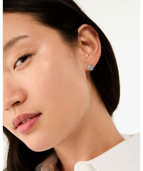 kate spade new york（ケイトスペード ニューヨーク）の「グリッター エナメル スタッズ（ピアス（両耳用）・レディース・ブルー・ONESIZE）」の2枚目の写真