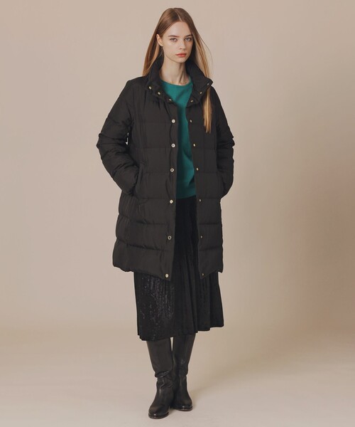 MACKINTOSH LONDON（マッキントッシュ ロンドン）の「【婦人画報掲載】シルクダウンコート（ダウンジャケット/コート・レディース・ブラック/ブラウン系その他4・40/38）」の3枚目の写真