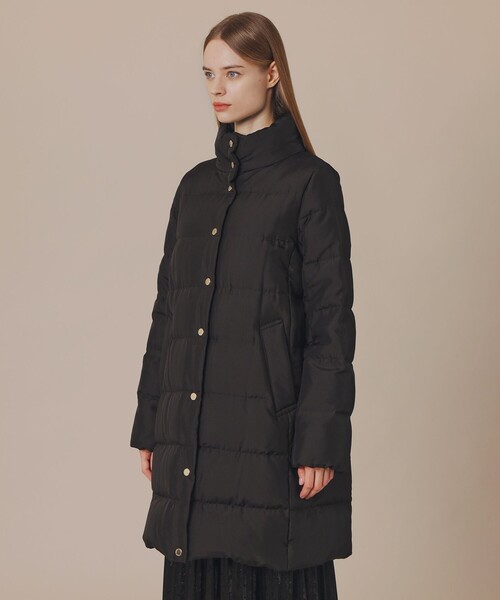 MACKINTOSH LONDON（マッキントッシュ ロンドン）の「【婦人画報掲載】シルクダウンコート（ダウンジャケット/コート・レディース・ブラック/ブラウン系その他4・40/38）」の7枚目の写真