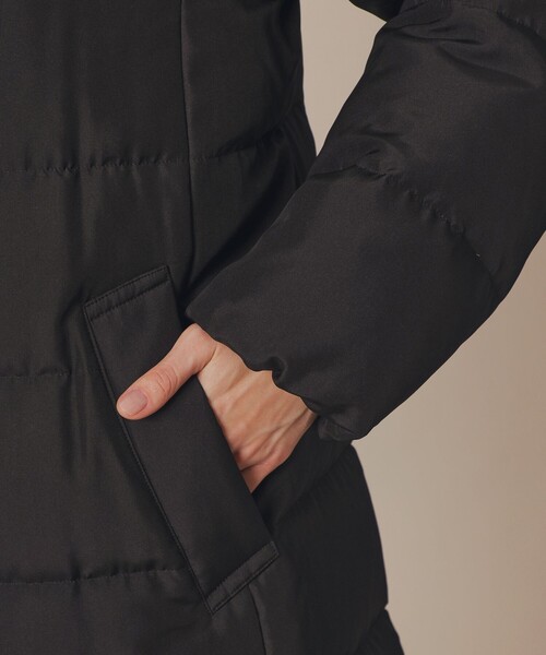 MACKINTOSH LONDON（マッキントッシュ ロンドン）の「【婦人画報掲載】シルクダウンコート（ダウンジャケット/コート・レディース・ブラック/ブラウン系その他4・40/38）」の9枚目の写真