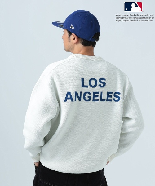 MLB（メジャーリーグベースボール）の「【MLB(メジャーリーグベースボール)】チームロゴHAPPYニット（ニット/セーター・メンズ・ネイビー/ブラウン/ブラック/ホワイト/レッド・MEDIUM/LARGE）」の14枚目の写真