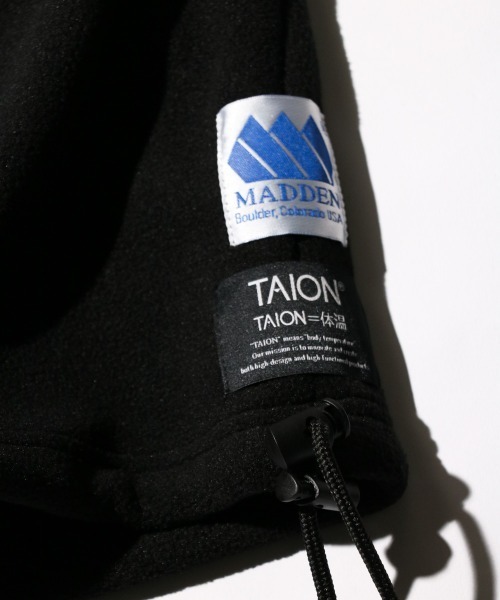 TAION(タイオン)の「TAION & MADDEN / タイオン&メデン 5WAY BALACLAVA ダウンバラクラバ(ネックウォーマー/スヌード・メンズ・ブラック/カーキ/レオパード/ネイビー/オリーブ・ONE SIZE)」の13枚目の写真