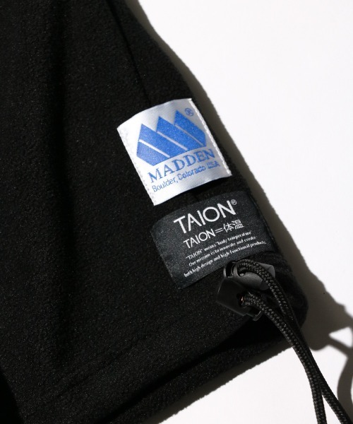 TAION(タイオン)の「TAION & MADDEN / タイオン&メデン 5WAY BALACLAVA ダウンバラクラバ(ネックウォーマー/スヌード・メンズ・ブラック/カーキ/レオパード/ネイビー/オリーブ・ONE SIZE)」の7枚目の写真
