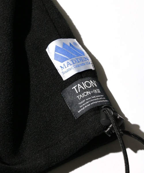 TAION(タイオン)の「TAION & MADDEN / タイオン&メデン 5WAY BALACLAVA ダウンバラクラバ(ネックウォーマー/スヌード・メンズ・ブラック/カーキ/レオパード/ネイビー/オリーブ・ONE SIZE)」の19枚目の写真