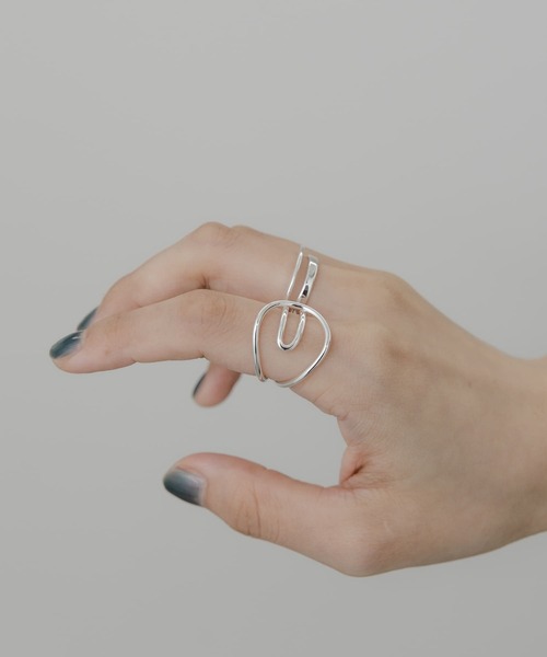 SMELLY（スメリー）の「2セットリング（リング・レディース・シルバー・-）」の2枚目の写真