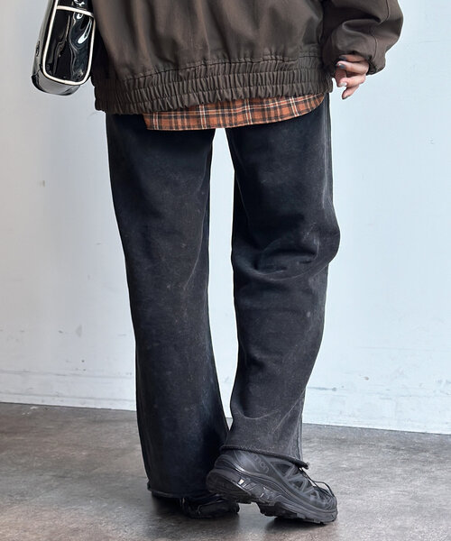 CPCM（シーピーシーエム）の「パウダー加工裏毛スウェットパンツ（その他パンツ・レディース・ブラック/ネイビー/ブラウン・SMALL/MEDIUM/LARGE）」の9枚目の写真