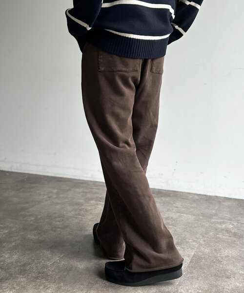 CPCM（シーピーシーエム）の「パウダー加工裏毛スウェットパンツ（その他パンツ・レディース・ブラック/ネイビー/ブラウン・SMALL/MEDIUM/LARGE）」の17枚目の写真