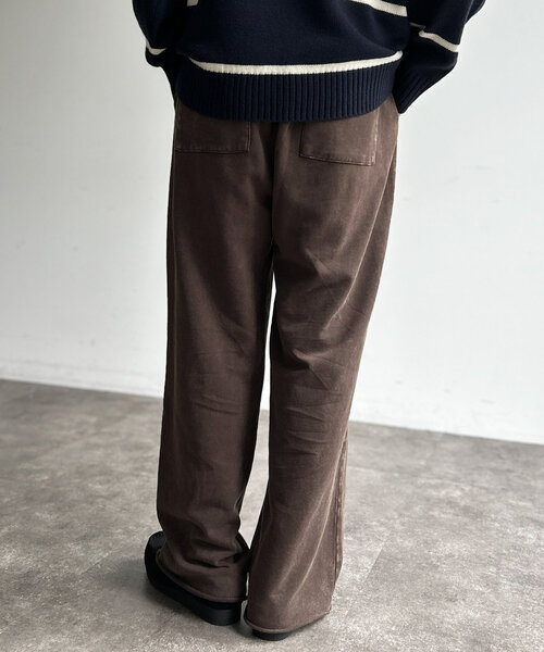 CPCM（シーピーシーエム）の「パウダー加工裏毛スウェットパンツ（その他パンツ・レディース・ブラック/ネイビー/ブラウン・SMALL/MEDIUM/LARGE）」の18枚目の写真