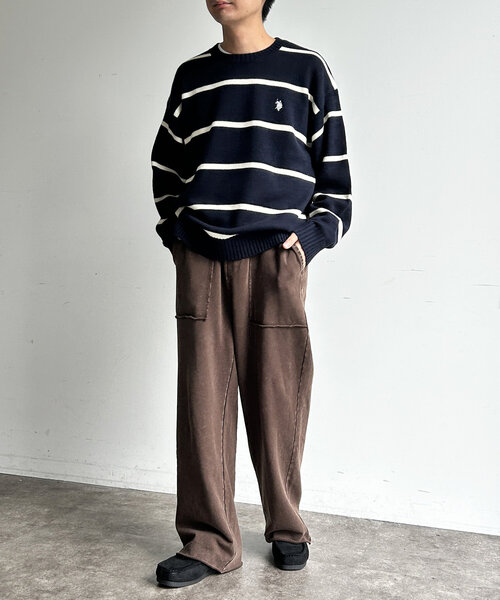 CPCM（シーピーシーエム）の「パウダー加工裏毛スウェットパンツ（その他パンツ・レディース・ブラック/ネイビー/ブラウン・SMALL/MEDIUM/LARGE）」の20枚目の写真