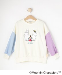 MOOMIN（ムーミン）の「【MOOMIN】袖配色スウェットプルオーバー（スウェット）」
