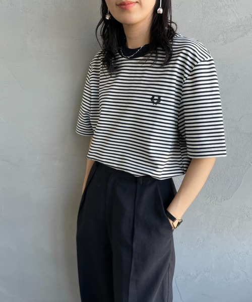 FREDPERRYフレッドペリー ファインボーダー ワンポイントロゴ