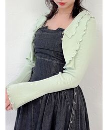 dazzlin | フリルメローショートボレロ(カーディガン/ボレロ)