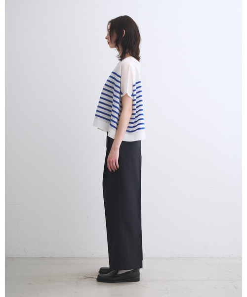 Traditional Weatherwear（トラディショナルウェザーウェア）の「UNIONSLACKS 308（その他パンツ・レディース・ベージュ/ネイビー・S/XS）」の4枚目の写真