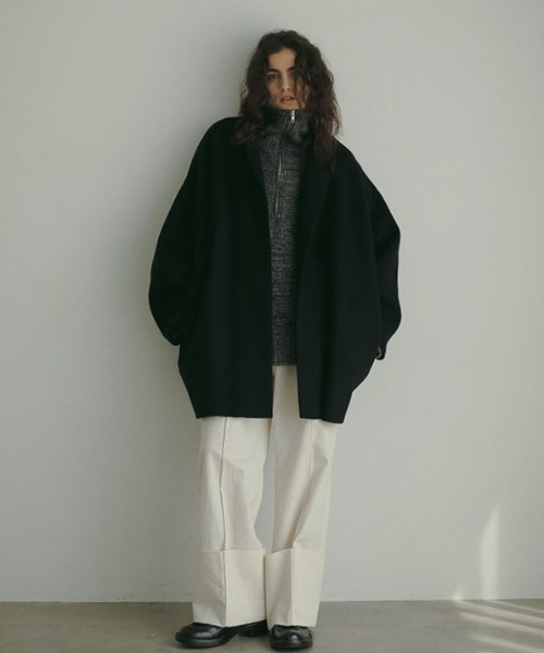 ETRE TOKYO（エトレトウキョウ）の「ミックスヤーンハーフジップニット