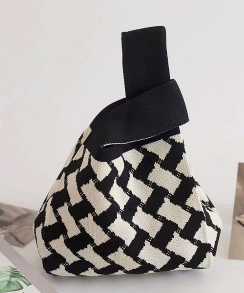 florist（フローリスト）の「おしゃれで使いやすい手提げスクエアニットエコバッグ（エコバッグ/サブバッグ・レディース・その他1/その他2/その他3/その他5/その他11/その他8/その他10/その他13/その他19/その他22/その他24/その他6/その他14/その他15/その他16/その他18/その他25/その他26/その他27/その他28/その他29/その他4/その他7/その他9/その他12/その他20/その他21/その他23/その他30/その他17・FREE）」の4枚目の写真