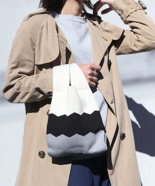 florist（フローリスト）の「おしゃれで使いやすい手提げスクエアニットエコバッグ（エコバッグ/サブバッグ・レディース・その他1/その他2/その他3/その他5/その他11/その他8/その他10/その他13/その他19/その他22/その他24/その他6/その他14/その他15/その他16/その他18/その他25/その他26/その他27/その他28/その他29/その他4/その他7/その他9/その他12/その他20/その他21/その他23/その他30/その他17・FREE）」の13枚目の写真