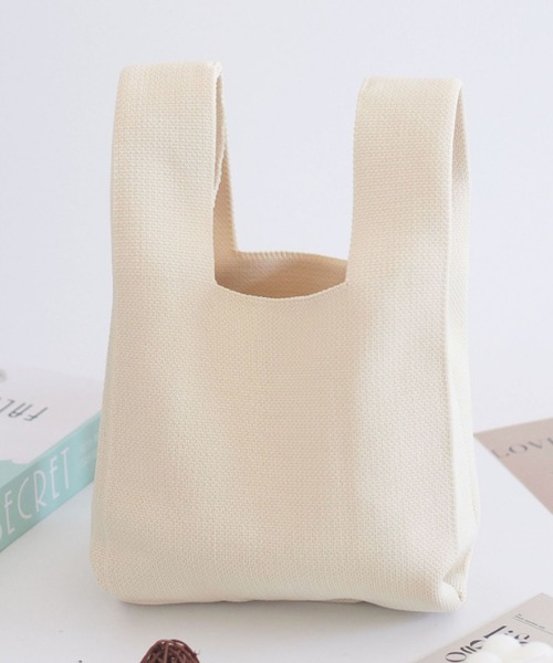 florist（フローリスト）の「おしゃれで使いやすい手提げスクエアニットエコバッグ（エコバッグ/サブバッグ・レディース・その他1/その他2/その他3/その他5/その他11/その他8/その他10/その他13/その他19/その他22/その他24/その他6/その他14/その他15/その他16/その他18/その他25/その他26/その他27/その他28/その他29/その他4/その他7/その他9/その他12/その他20/その他21/その他23/その他30/その他17・FREE）」の15枚目の写真