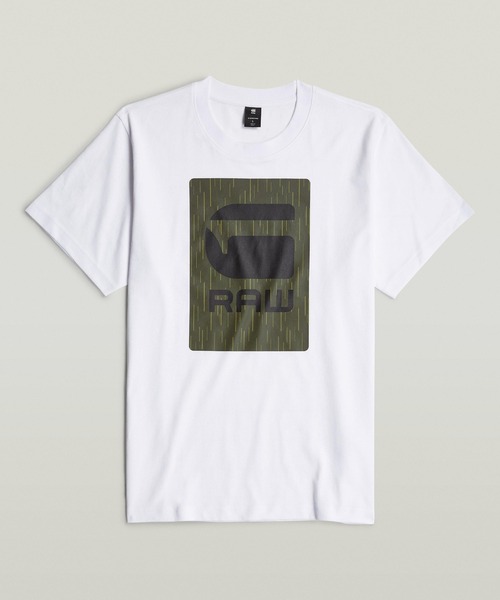 送料込★G-Star★Burger Box Rain Loose Fit Tシャツ G-STAR RAW tシャツ BURGER BOX RAIN LOOSE T-SHIRT/ボックス