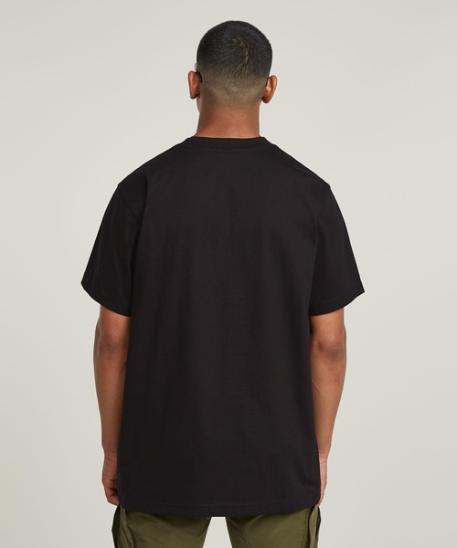 送料込★G-Star★Burger Box Rain Loose Fit Tシャツ G-STAR RAW tシャツ BURGER BOX RAIN LOOSE T-SHIRT/ボックス