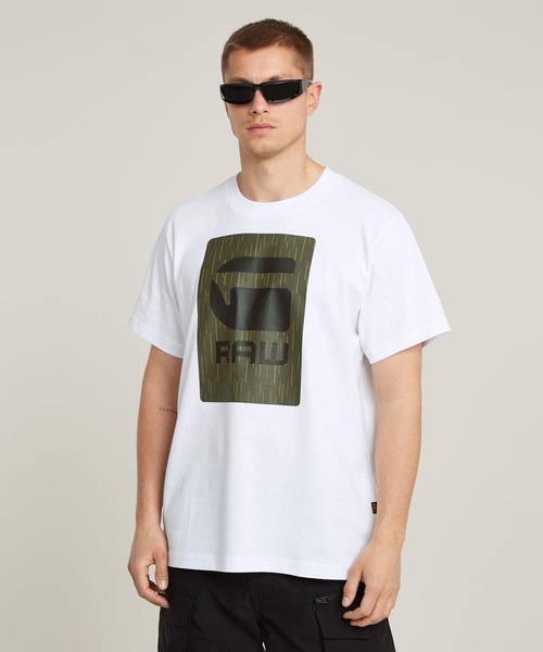 セール】BURGER BOX RAIN LOOSE T-SHIRT/ボックスブランドロゴ