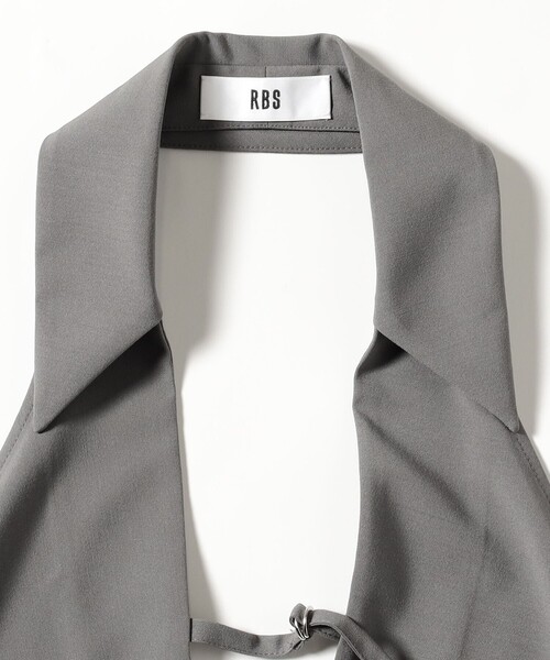 Ray BEAMS(レイビームス)の「RBS / ホルターネック ジレ(ベスト・レディース・ブラック/シルバー・ONE SIZE)」の9枚目の写真
