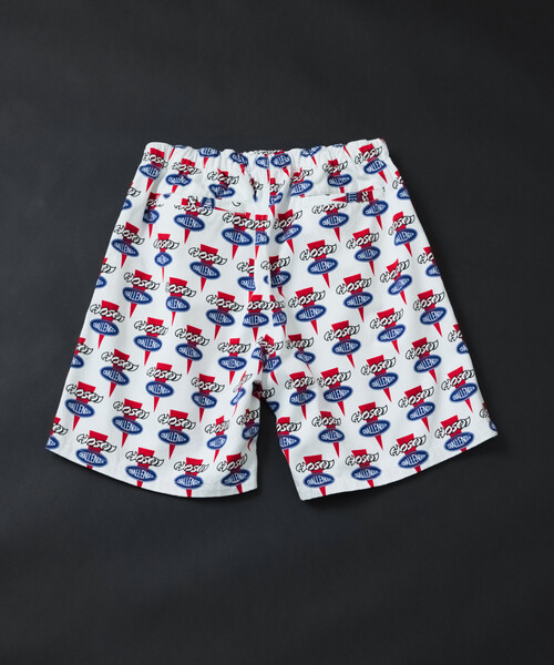 FREAK'S STORE（フリークスストア）の「CHALLENGER x HOSOI/チャレンンジャー × ホソイ HOSOI LOGO SHORTS（その他パンツ・メンズ・ホワイト・MEDIUM/LARGE）」の2枚目の写真