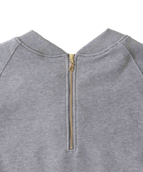 DRESSLAVE（ドレスレイブ）の「Sugar Rose / zip 2way sweat pull(ジップ2wayスウェットプルオーバー)（スウェット・レディース・ホワイト/グレー・38）」の13枚目の写真