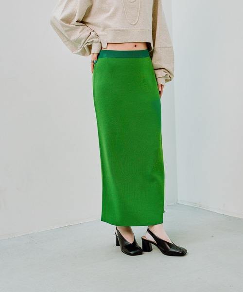 セール】14ゲージニットナロースカート 242468（スカート）｜LEPSIM