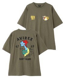 《WEB&DEPOT限定》VIETNAM EMBROIDERY T-SHIRT / ベトナム 刺繍 半袖Tシャツ / AVIREX / アヴィレックス