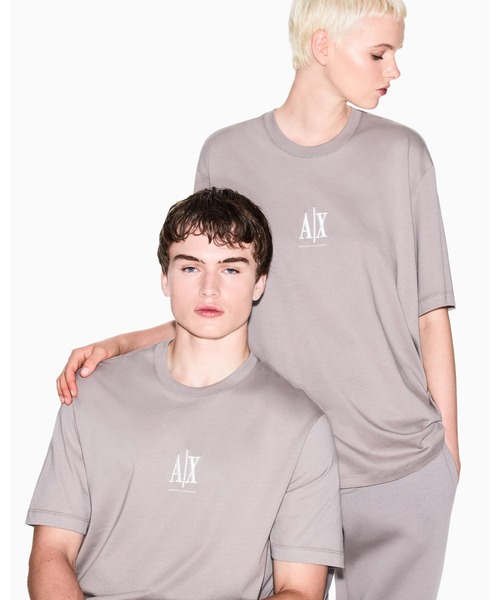ARMANI EXCHANGE(アルマーニエクスチェンジ)の「【A|X アルマーニ エクスチェンジ】ICON 半袖クルーネックTシャツ/REGULAR+(Tシャツ/カットソー・メンズ・ブラック/グレイッシュベージュ/ホワイト・X-SMALL/X-LARGE/SMALL/MEDIUM/LARGE/XX-LARGE)」の15枚目の写真