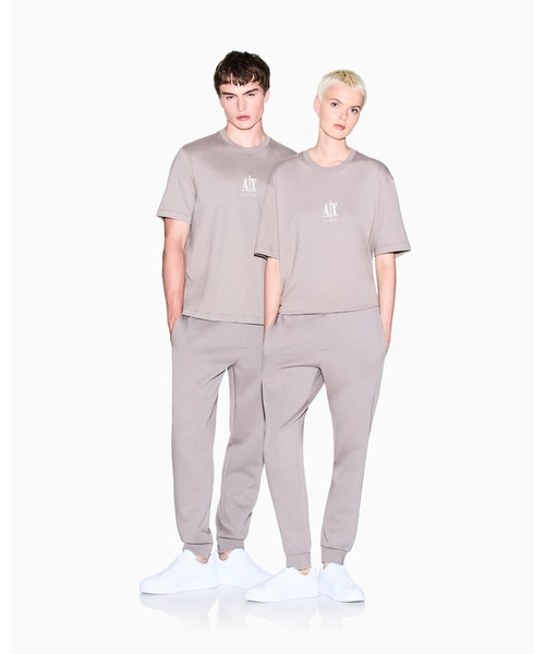 ARMANI EXCHANGE(アルマーニエクスチェンジ)の「【A|X アルマーニ エクスチェンジ】ICON 半袖クルーネックTシャツ/REGULAR+(Tシャツ/カットソー・メンズ・ブラック/グレイッシュベージュ/ホワイト・X-SMALL/X-LARGE/SMALL/MEDIUM/LARGE/XX-LARGE)」の17枚目の写真