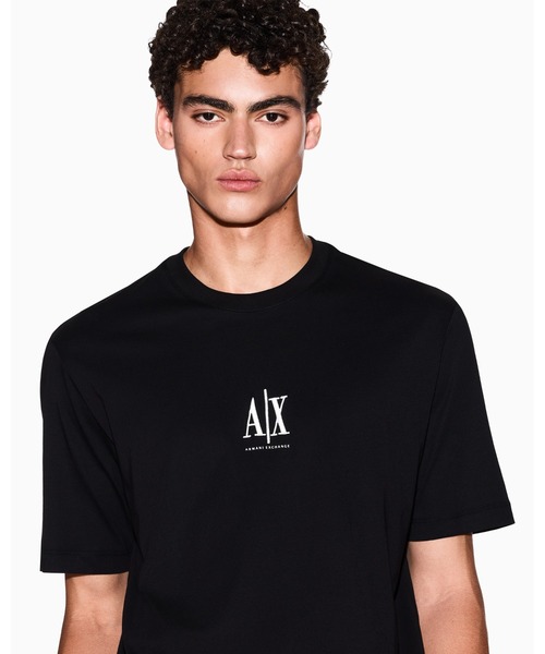 A|X アルマーニ エクスチェンジ】ICON 半袖クルーネックTシャツ