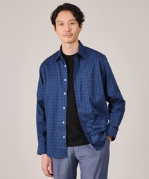 TAKEO KIKUCHI（タケオキクチ）の「【Made in JAPAN】千鳥プリント シャツ（シャツ/ブラウス・メンズ）」