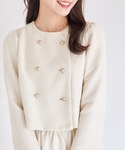tocco closet(トッコ　クローゼット)の「ジャケット/アウター(ノーカラージャケット)」