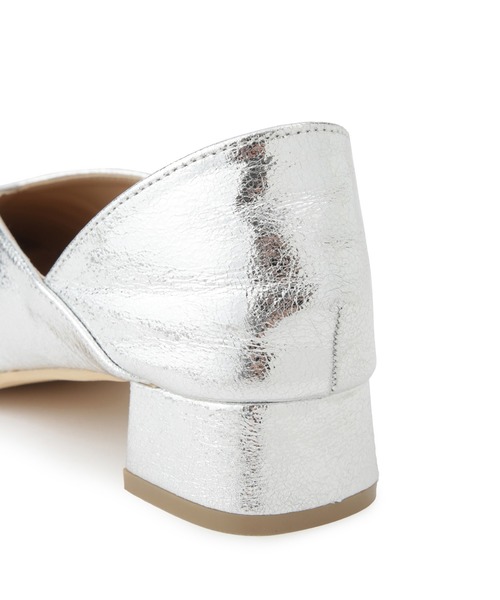 ROPE' PICNIC(ロペピクニック)の「スクエアトゥセンターシーム甲深バブーシュ(パンプス・レディース・ブラック系その他/シルバー系その他・23/24/23.5/24.5)」の10枚目の写真