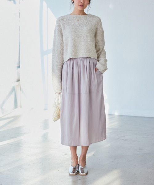 ROPE' PICNIC(ロペピクニック)の「スクエアトゥセンターシーム甲深バブーシュ(パンプス・レディース・ブラック系その他/シルバー系その他・23/24/23.5/24.5)」の15枚目の写真