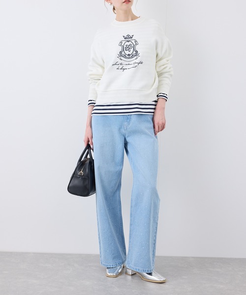 ROPE' PICNIC(ロペピクニック)の「スクエアトゥセンターシーム甲深バブーシュ(パンプス・レディース・ブラック系その他/シルバー系その他・23/24/23.5/24.5)」の18枚目の写真