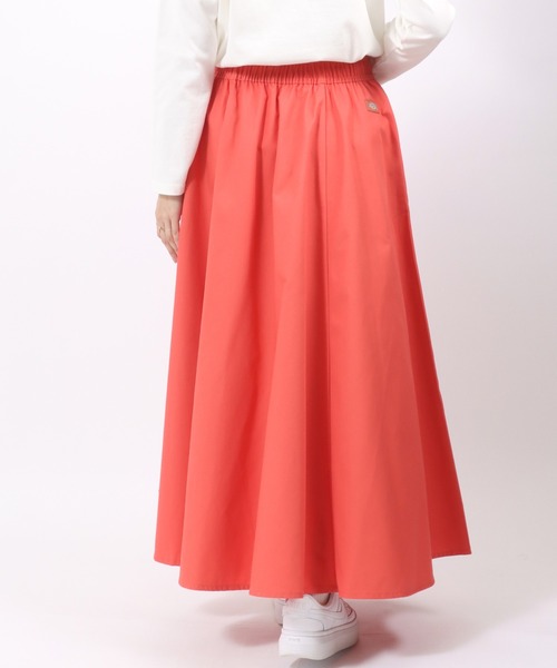 Dickies（ディッキーズ）の「Dickies（ディッキーズ）カラーツイル・デニムフレアスカート/ロングスカート レディース（スカート・レディース・インディゴブルー/ベージュ/オレンジ/チャコールグレー/ブラック・L/M）」の22枚目の写真