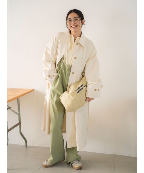 Ungrid(アングリッド)の「ビッグトートバッグ(トートバッグ・レディース・イエロー/ベージュ・FREE)」の11枚目の写真