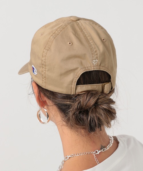 Champion（チャンピオン）の「【Champion(チャンピオン）】バックハートツイルキャップ（ハット・レディース・ベージュ/チャコール/アイボリー・FREE）」の17枚目の写真