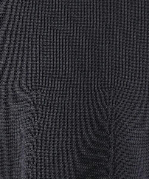 Dessin(デッサン)の「【洗える】ペプラムニット(ニット/セーター・レディース・チャコールグレー/ライトベージュ/ライトグリーン・02)」の7枚目の写真