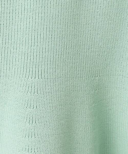 Dessin(デッサン)の「【洗える】ペプラムニット(ニット/セーター・レディース・チャコールグレー/ライトベージュ/ライトグリーン・02)」の11枚目の写真