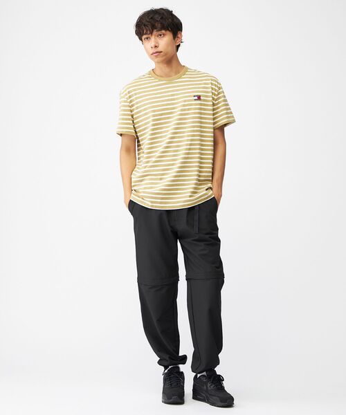 tommy jeans（トミー ジーンズ）の「レギュラーブルトンストライプTシャツ（Tシャツ/カットソー・メンズ・マルチ/ブルー・MEDIUM/LARGE/X-LARGE/SMALL）」の8枚目の写真