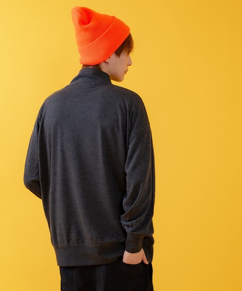 セール】ライトスウェット ハーフジップトレーナー（スウェット